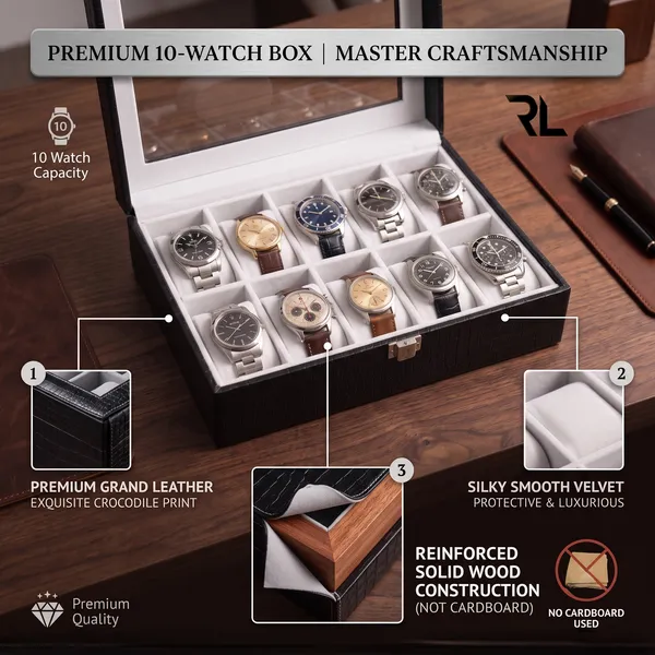 Luxury_10-Slot_Watch_Box_Organizer_for_Men_–_Premium_Crocodile_Pattern_Leather