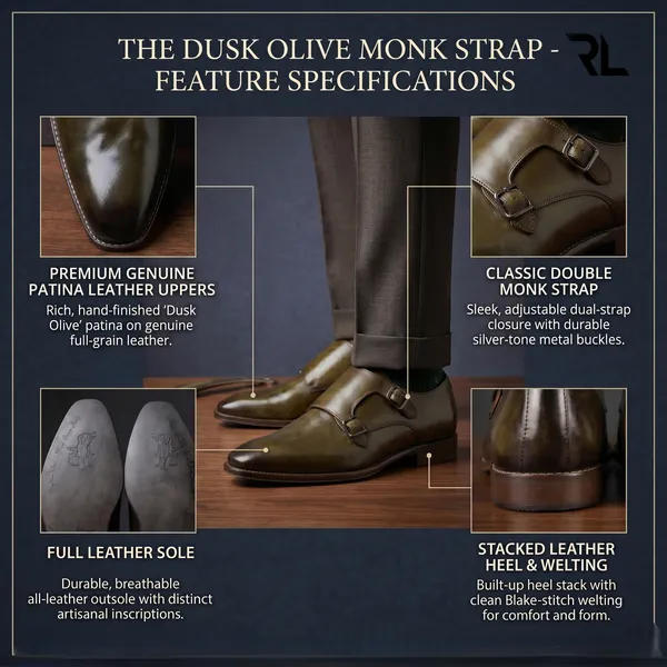 Patina_Monk_Strap_-_Dusk_Olive_-_Art_No:_3004