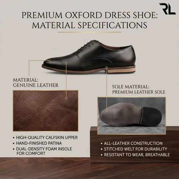 Premium_Oxford_Dress_Shoe_-_Espresso_Brown_-_Art_No:_3007