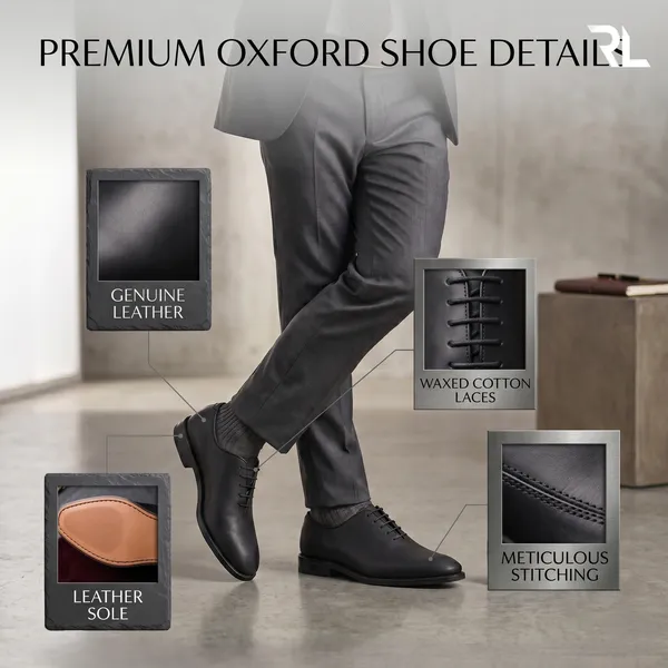 Premium_Oxford_Shoe_-_Matte_Black_-_Art_No:_3008