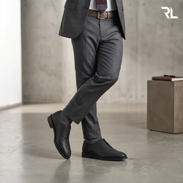 Premium_Oxford_Shoe_-_Matte_Black_-_Art_No:_3008
