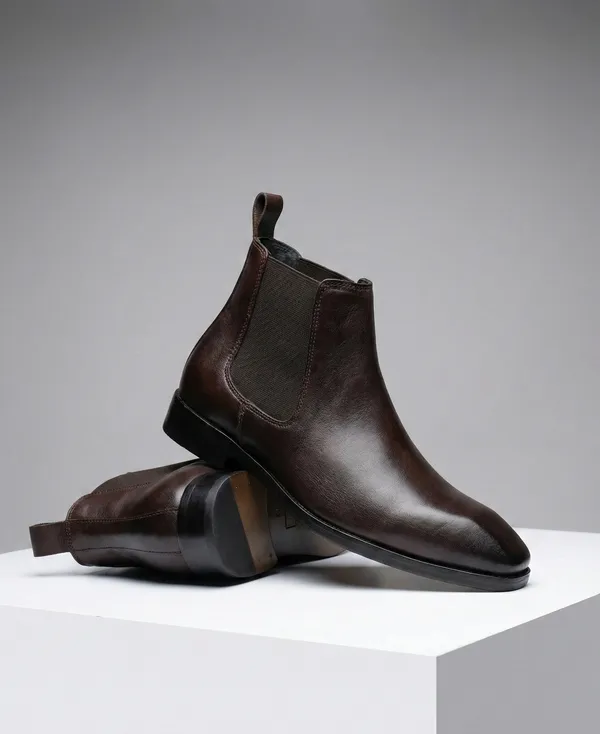 Italian_Inspired_Men'S_Genuine_Leather_Chelsea_Boot_Brown