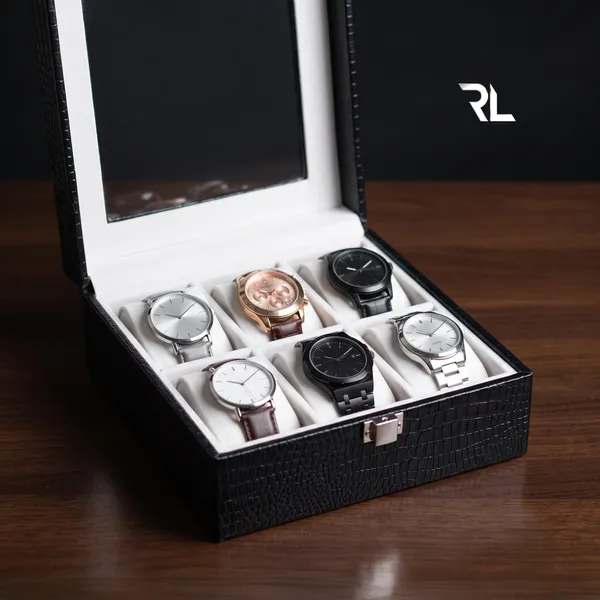 RL_Executive_6-Compartment_Men’s_Watch_Box_Organize_Art_No_5004