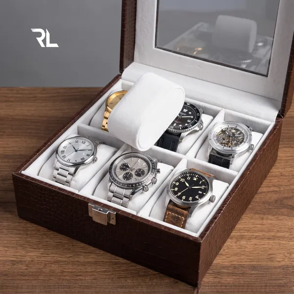 RL_Executive_6-Compartment_Men’s_Watch_Box_Organize_Art_No_5004