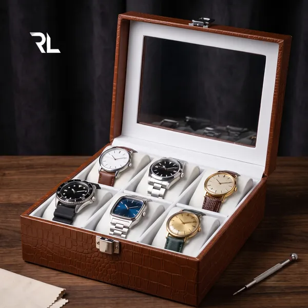 RL_Executive_6-Compartment_Men’s_Watch_Box_Organize