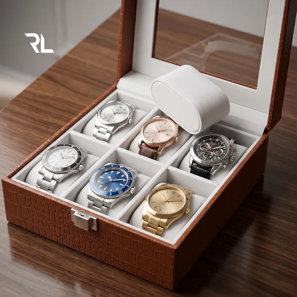 RL_Executive_6-Compartment_Men’s_Watch_Box_Organize