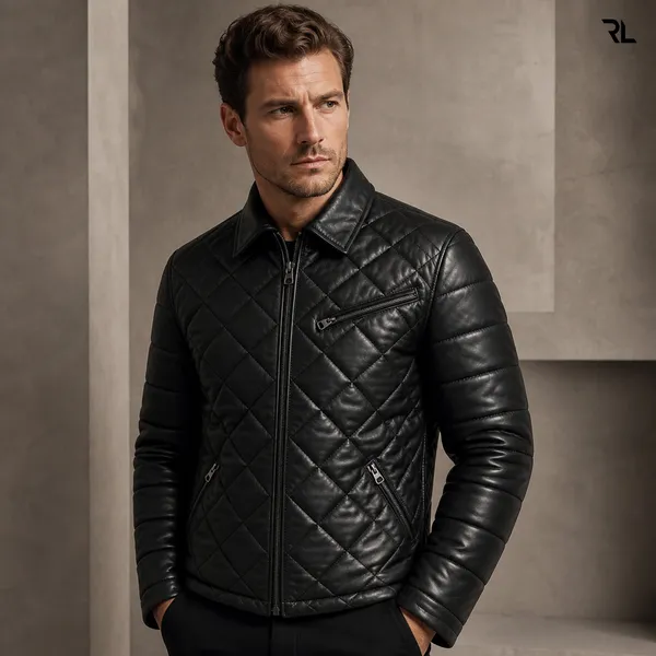 Haldren_Apex_Diamond-Quilted_Men's_Leather_Jacket_Art_No_9030