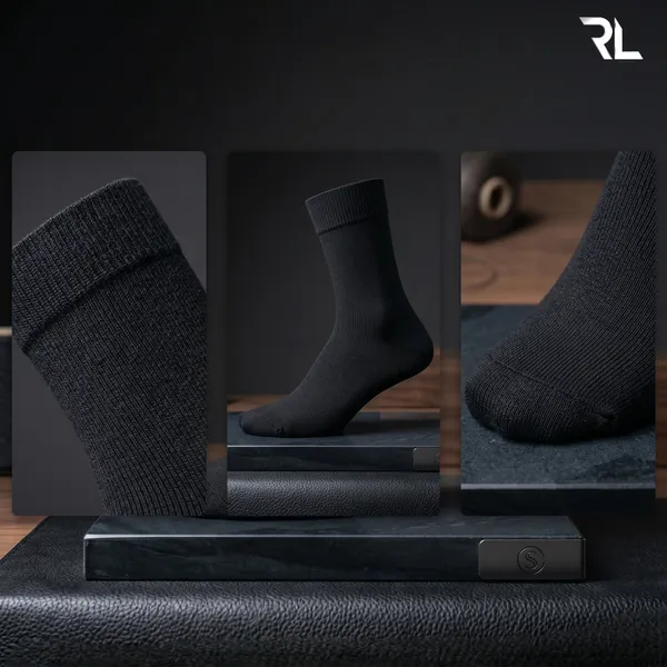 S009_-_Thin_Formal_Ankle_Socks_-_Black_(1_Pair)