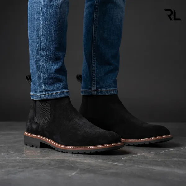Suede_Leather_Chelsea_Boot_Black