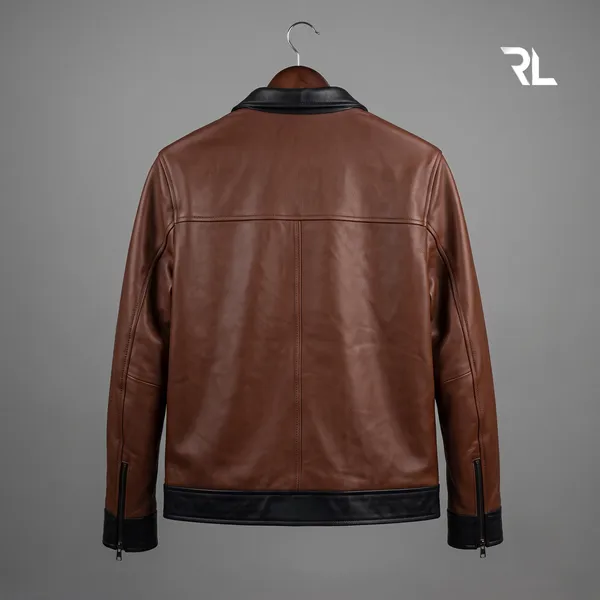The_Cobalt_Contrast_Leather_Jacket_–_Brown_&_Royal_Black_|_Art_No:_9025