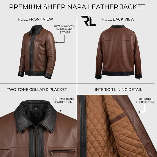 The_Cobalt_Contrast_Leather_Jacket_–_Brown_&_Royal_Black_|_Art_No:_9025