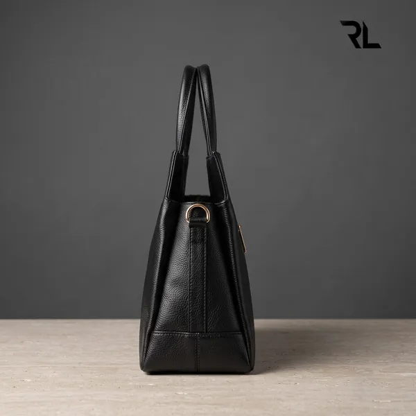 Structured_Medallion_Tote_-_Art_No._701_Black