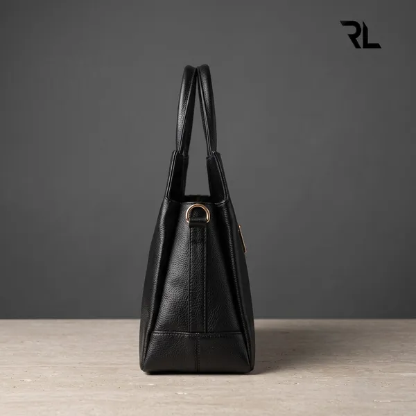 Structured_Medallion_Tote_-_Art_No._701_Black