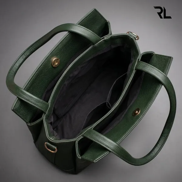 Structured_Medallion_Tote_-_Art_No._701_Green