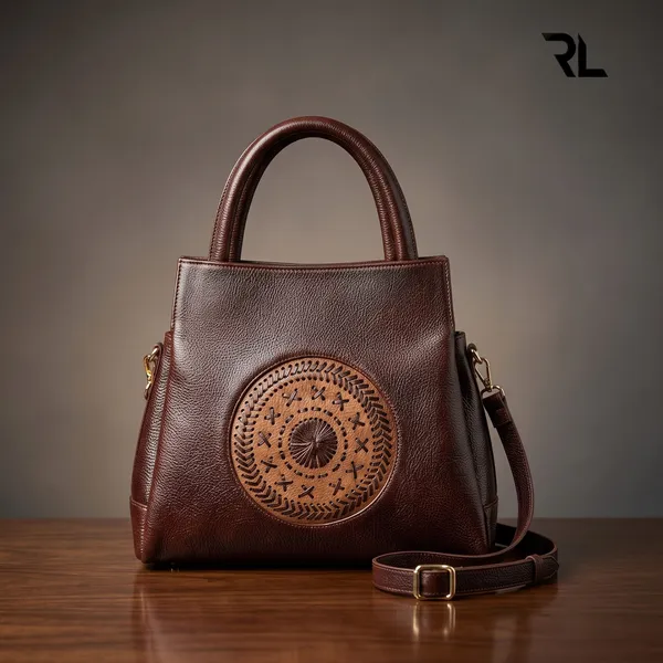 Structured_Medallion_Tote_-_Art_No._701_Maroon
