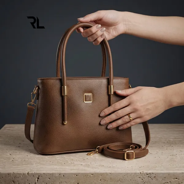 Classic_Buckle_Work_Tote_-_Art_No._702_Brown