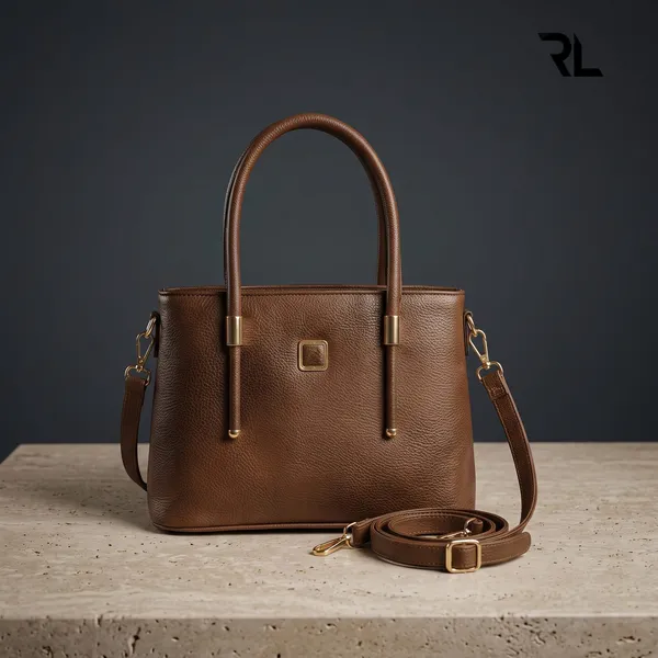 Classic_Buckle_Work_Tote_-_Art_No._702_Brown