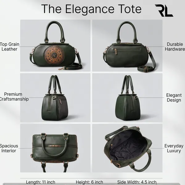 The_Elegance_Tote_-_Art_No._706_Green