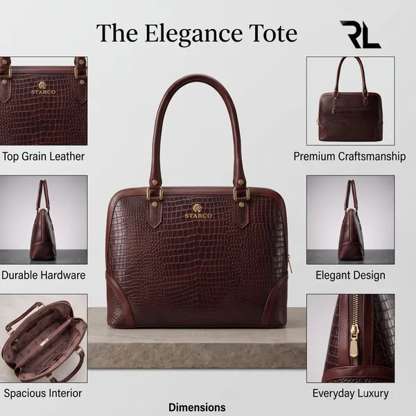 The_Elegance_Tote_-_Art_No._707_Maroon