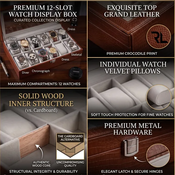 The_Monarch_12-Slot_Watch_Box_|_Crocodile-Print_Leather_&_Solid_Wood_Core_|_Art_No_5001
