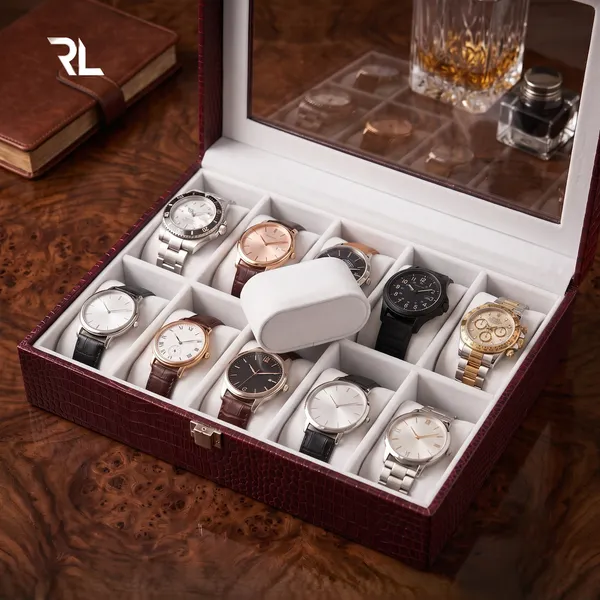 The_Monarch_12-Slot_Watch_Box_|_Crocodile-Print_Leather_&_Solid_Wood_Core_|_Art_No_5001