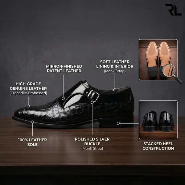 The_Sovereign_Black_Crocodile_Patent_Monk_Strap_|_Art_No:_3003