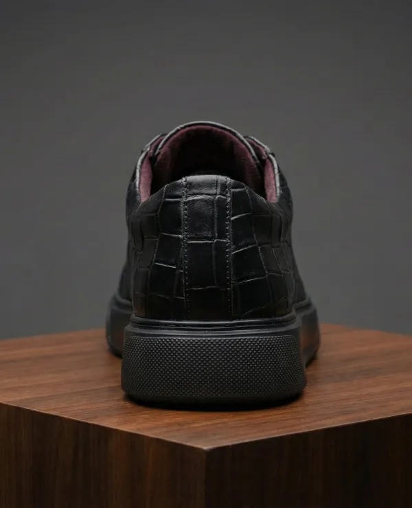 Voguish_Croco_Print_Luxury_Sneaker_Extra_Light_Sole_Black