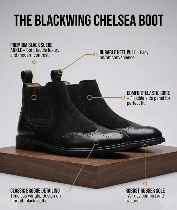 Voguish_Semi_Brouge_Chelsea_Boot_Black