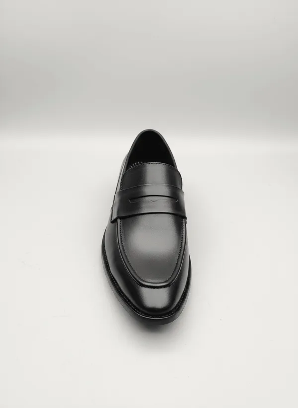 Men'S_Genuine_Leather_Penny_Loafer_Tpr_Sole_Black