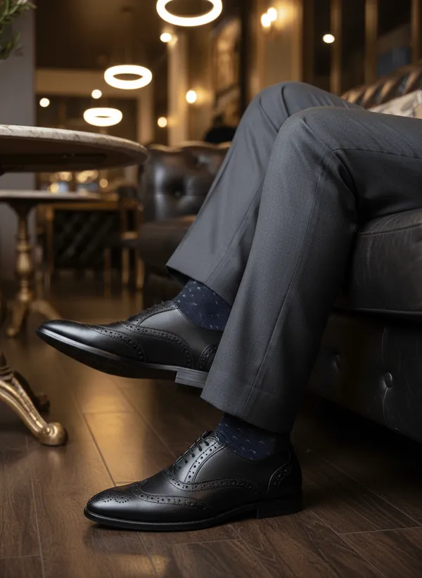 Men�S_Brogue_Formal_Shoes_Wingtip_Lace-Up_Tpr_Sole