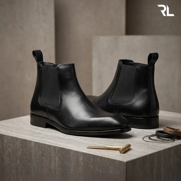 Italian_Inspired_Men'S_Genuine_Leather_Chelsea_Boot