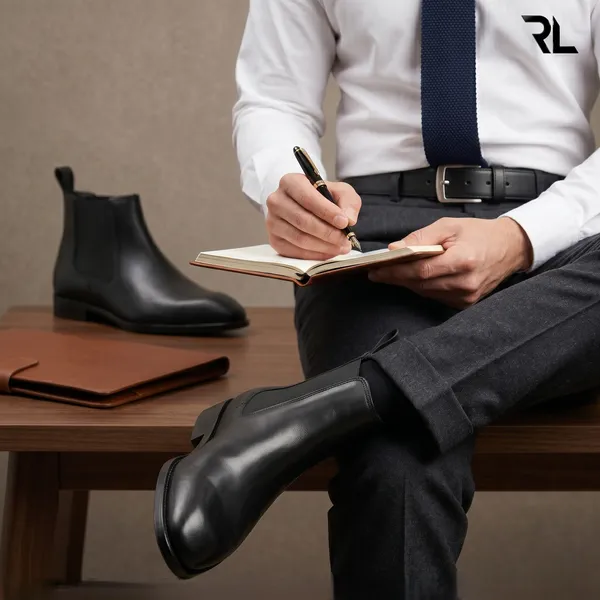 Italian_Inspired_Men'S_Genuine_Leather_Chelsea_Boot
