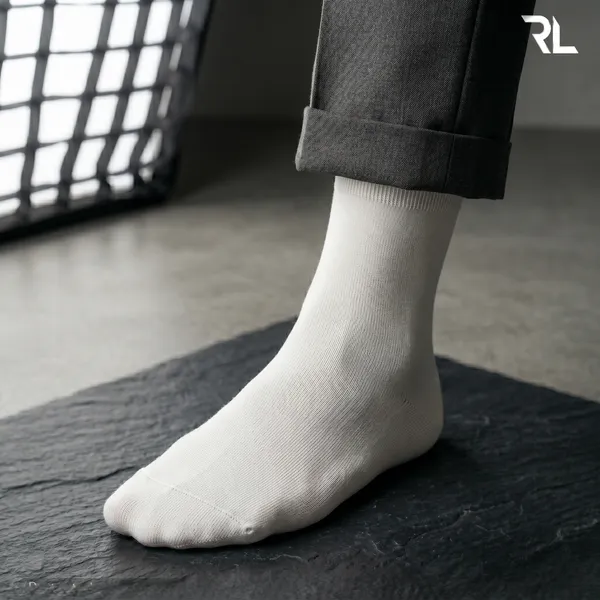 S010_-_Thin_Formal_Ankle_Socks_-_White_(1_Pair)
