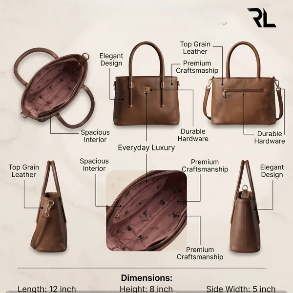 Classic_Buckle_Work_Tote_-_Art_No._702_Brown