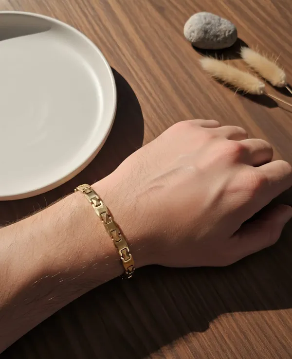 Golden_Premium_Stainless_Steel__Braclets_For_Men