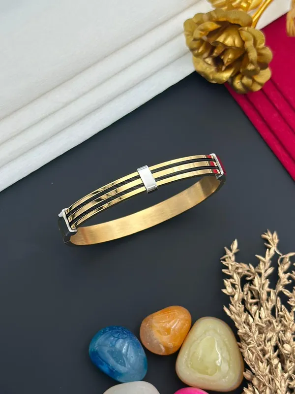 Rose_Gold_And_Golden_And__Black_Premium_Stainless_Steel_Kada_For_Men