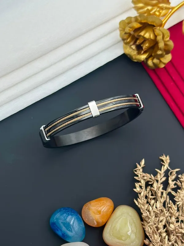 Rose_Gold_And_Golden_And__Black_Premium_Stainless_Steel_Kada_For_Men