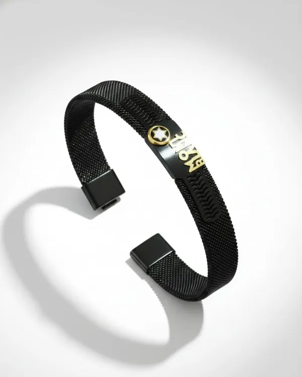 Back_And_Golden_Premium_Stainless_Steel__Kada_For_Men