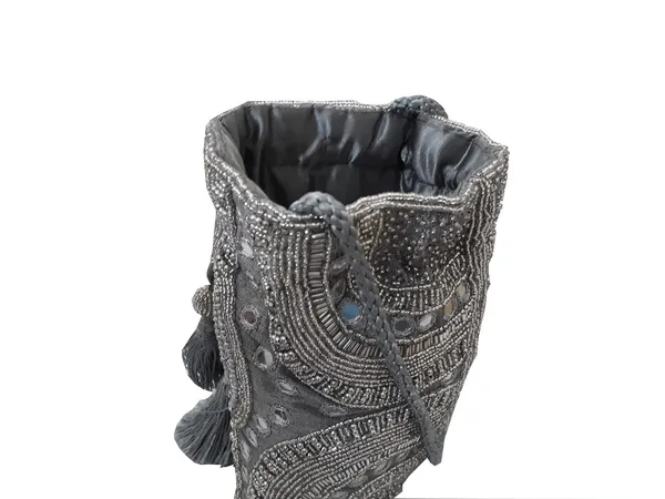 Grey_Silk_Premium_Potli_Bag_For_Women