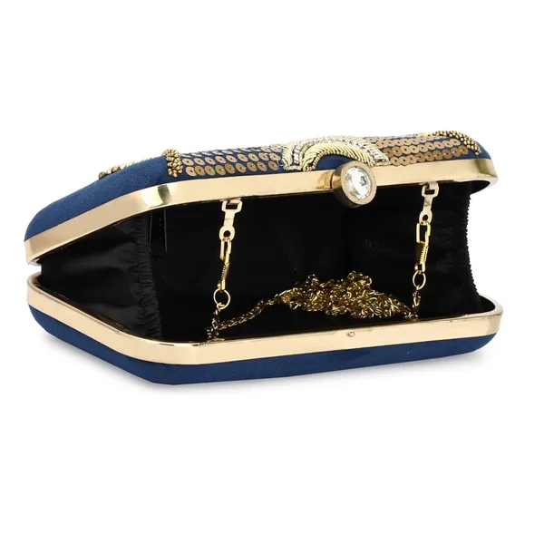Navy_Blue_Velvet_Premium_Clutch_Box_For_Women