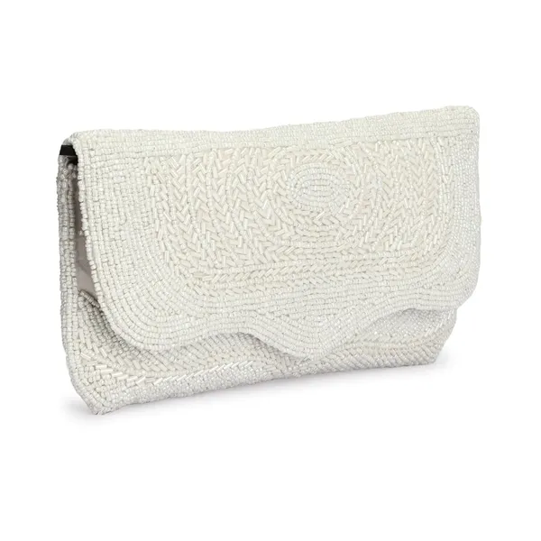 White_Velvet_Premium_Clutch_Purse_For_Women