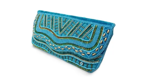 Sky_Blue_Velvet_Premium_Purse_For_Women