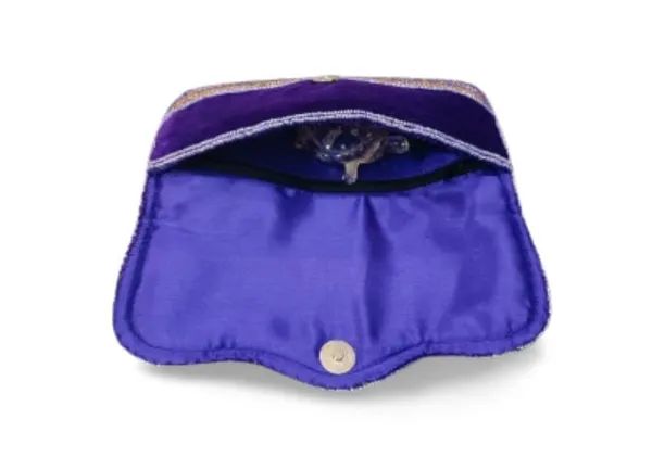 Purple_Velvet_Premium_Clutch_Bag_For_Women