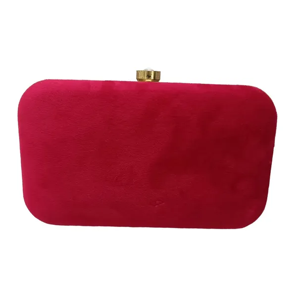 Maroon_Velvet_Premium_Clutch_Box_For_Women