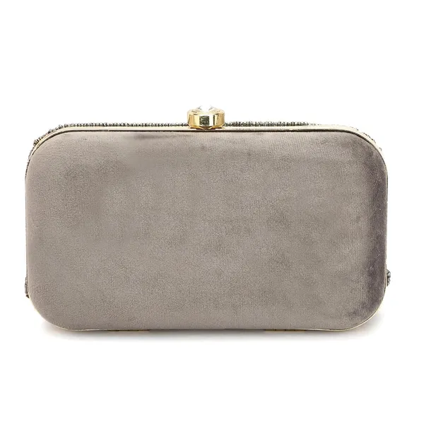 Grey_Velvet_Premium_Clutch_Box_For_Women