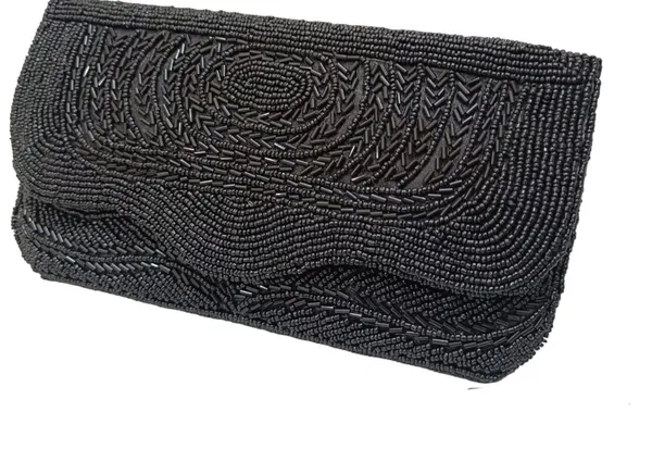 Black_Polyester_Premium_Clutch_For_Women