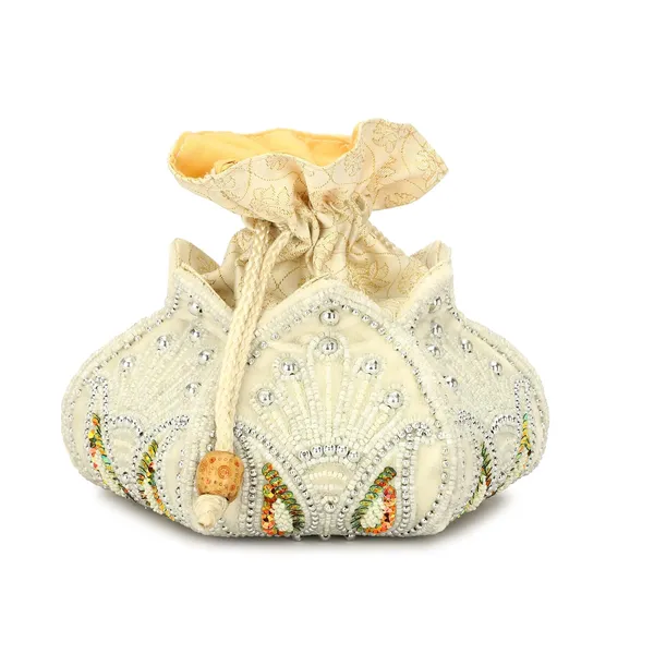 Cream_Cotton_Premium_Potli_Bag_For_Women