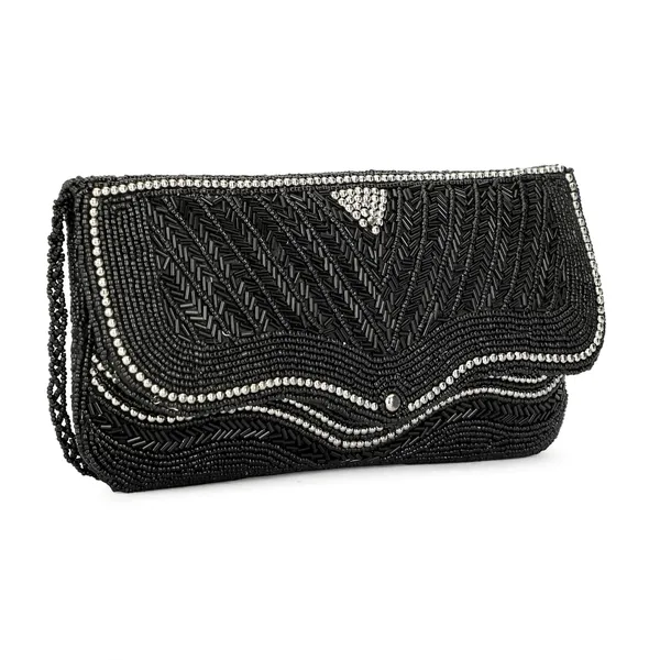 Black_Cotton_Premium_Clutch_Purse_For_Women