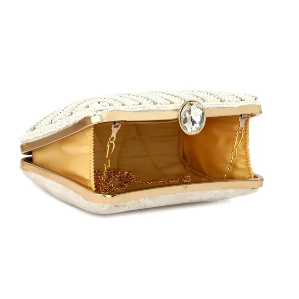 Offwhite_Cotton_Premium_Clutch_Purse_For_Women