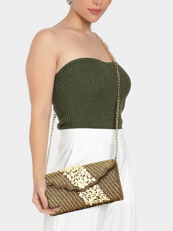 Brown_Cotton_Premium_Clutch_Box_Purse_For_Women